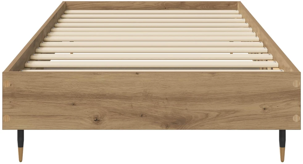 Lova Lovos rėmas Artisano ąžuolo 80 x 200 cm Apdirbta mediena
