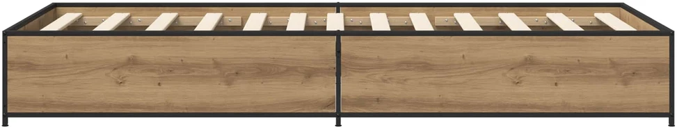 Lova Lovos rėmas Artisano ąžuolo 80 x 200 cm Apdirbta mediena