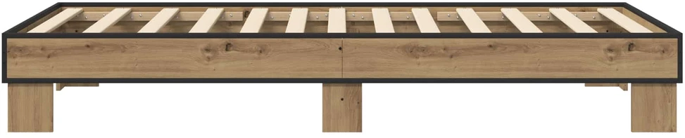 Lova Lovos rėmas Artisano ąžuolo 80 x 200 cm Apdirbta mediena