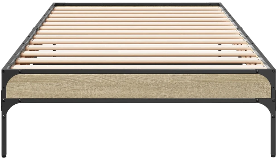 Lovos rėmas, ąžuolo, 100x200cm, apdirbta mediena ir metalas