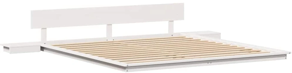 Lovos rėmas Balta 180 x 200 cm Medis