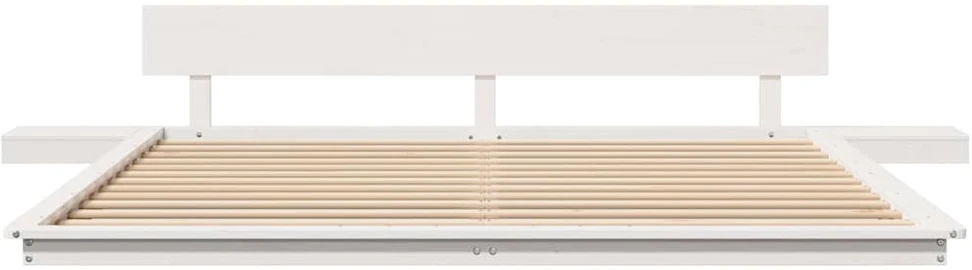 Lovos rėmas Balta 180 x 200 cm Medis