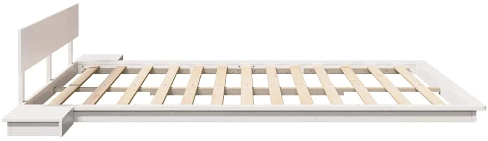 Lovos rėmas Balta 180 x 200 cm Medis