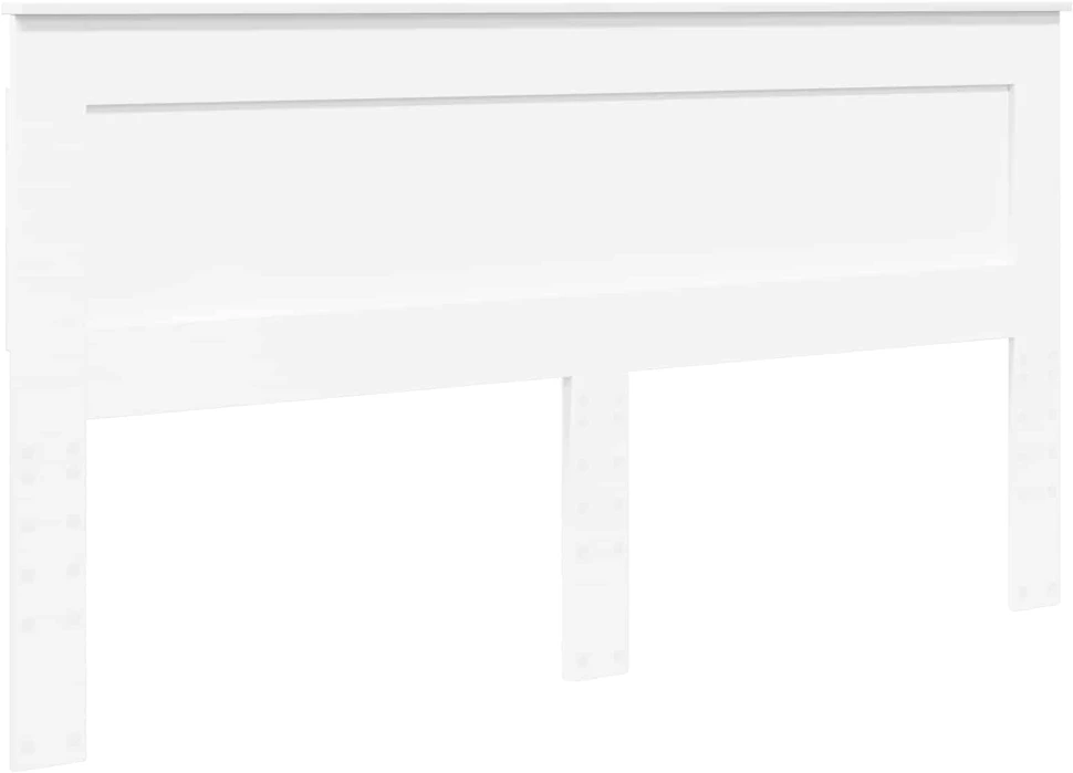 Lovos rėmas Balta 200 x 200 cm Kietos pušies mediena