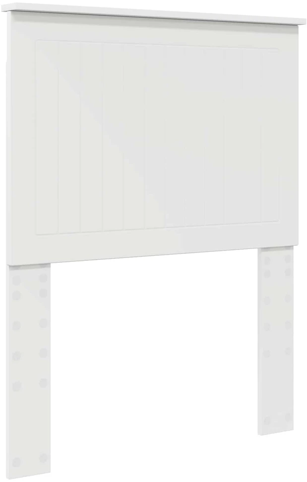Lova Lovos rėmas Balta 75 x 190 cm Kietos pušies mediena