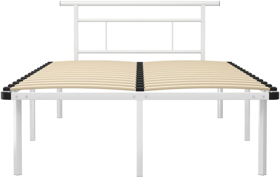 Lovos rėmas, baltos spalvos, 120x200cm, metalas