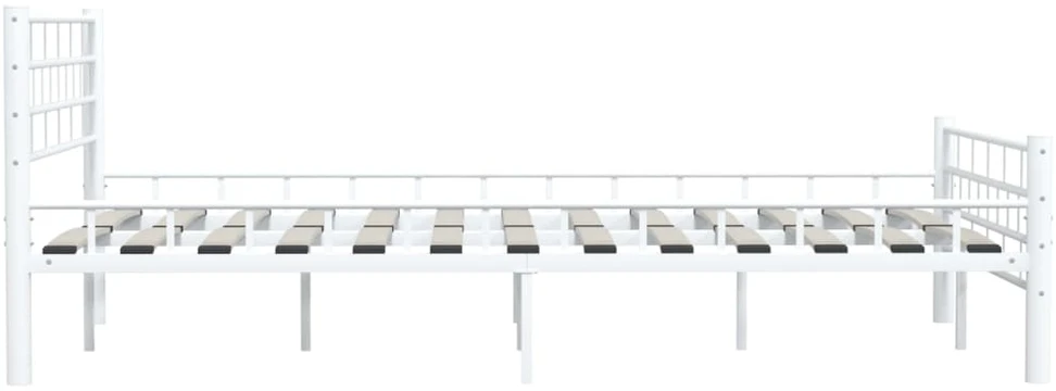 Lovos rėmas, baltos spalvos, 140x200cm, metalas