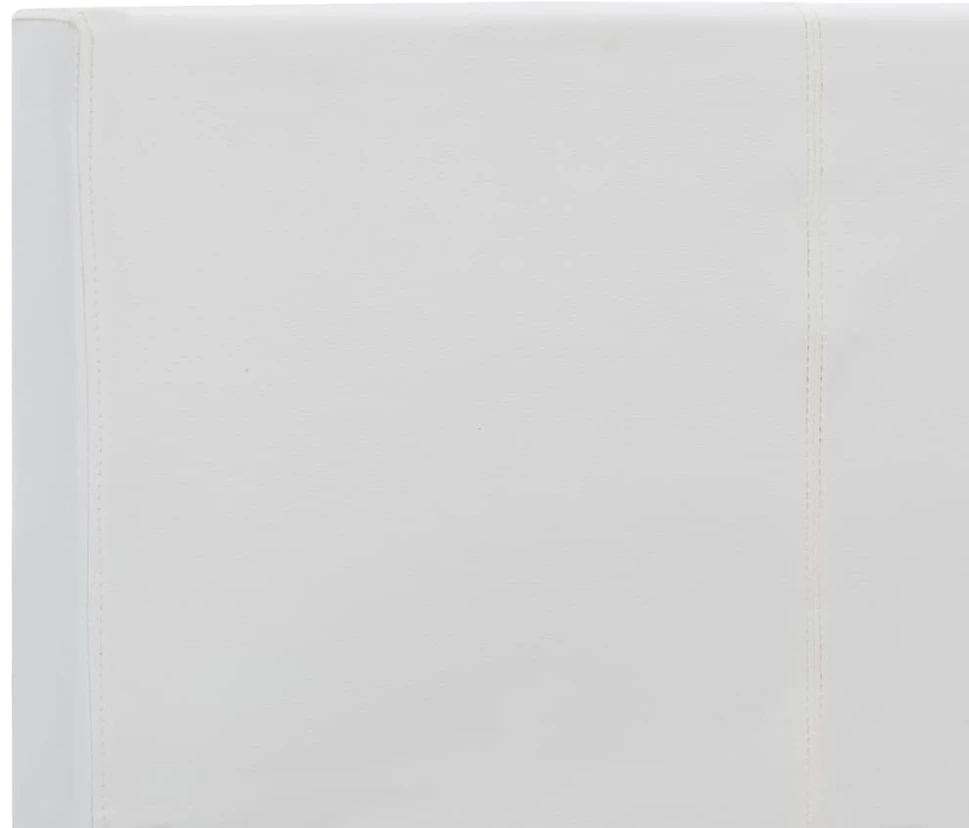 Lovos rėmas, baltos spalvos, 180x200 cm, dirbtinė oda