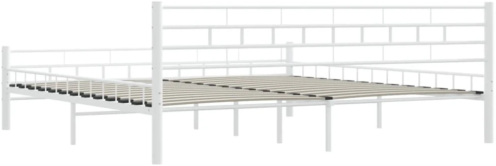 Lovos rėmas, baltos spalvos, 200x200cm, metalas