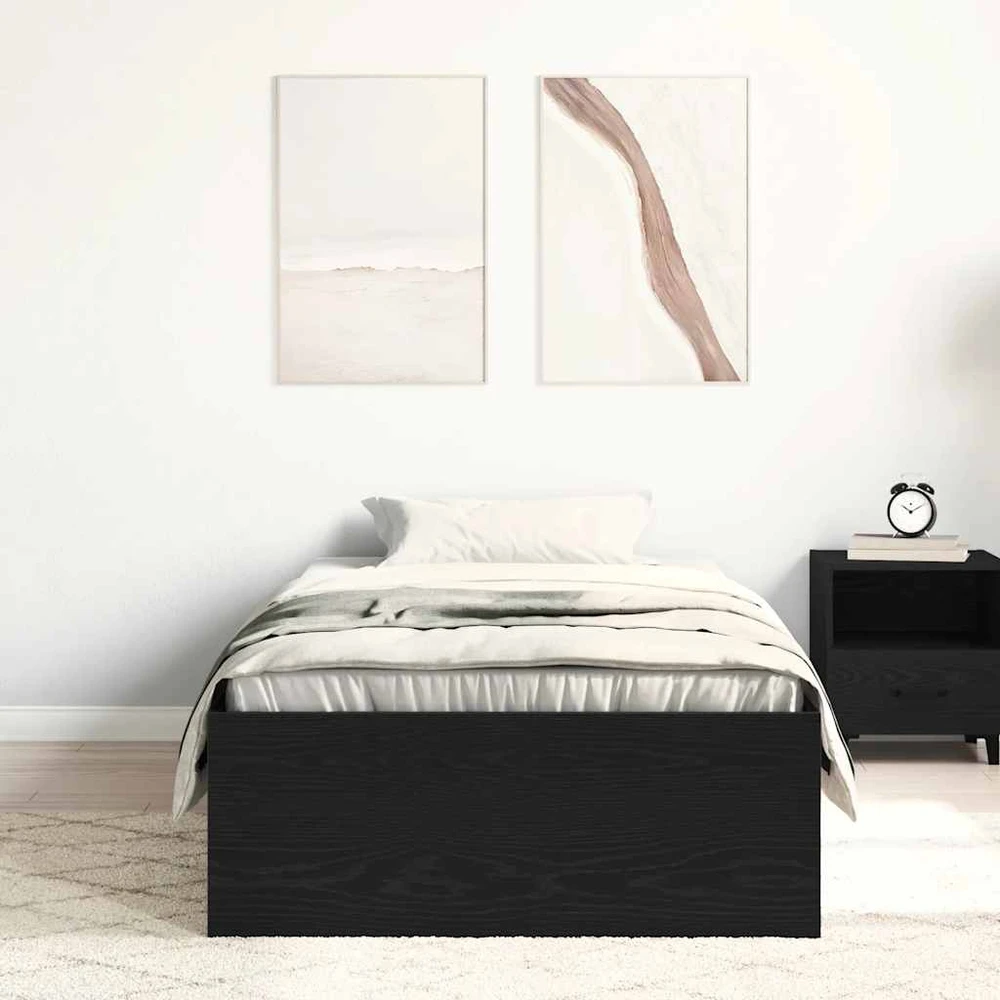 Lovos rėmas be čiužinio, 100x200 cm, apdirbta mediena
