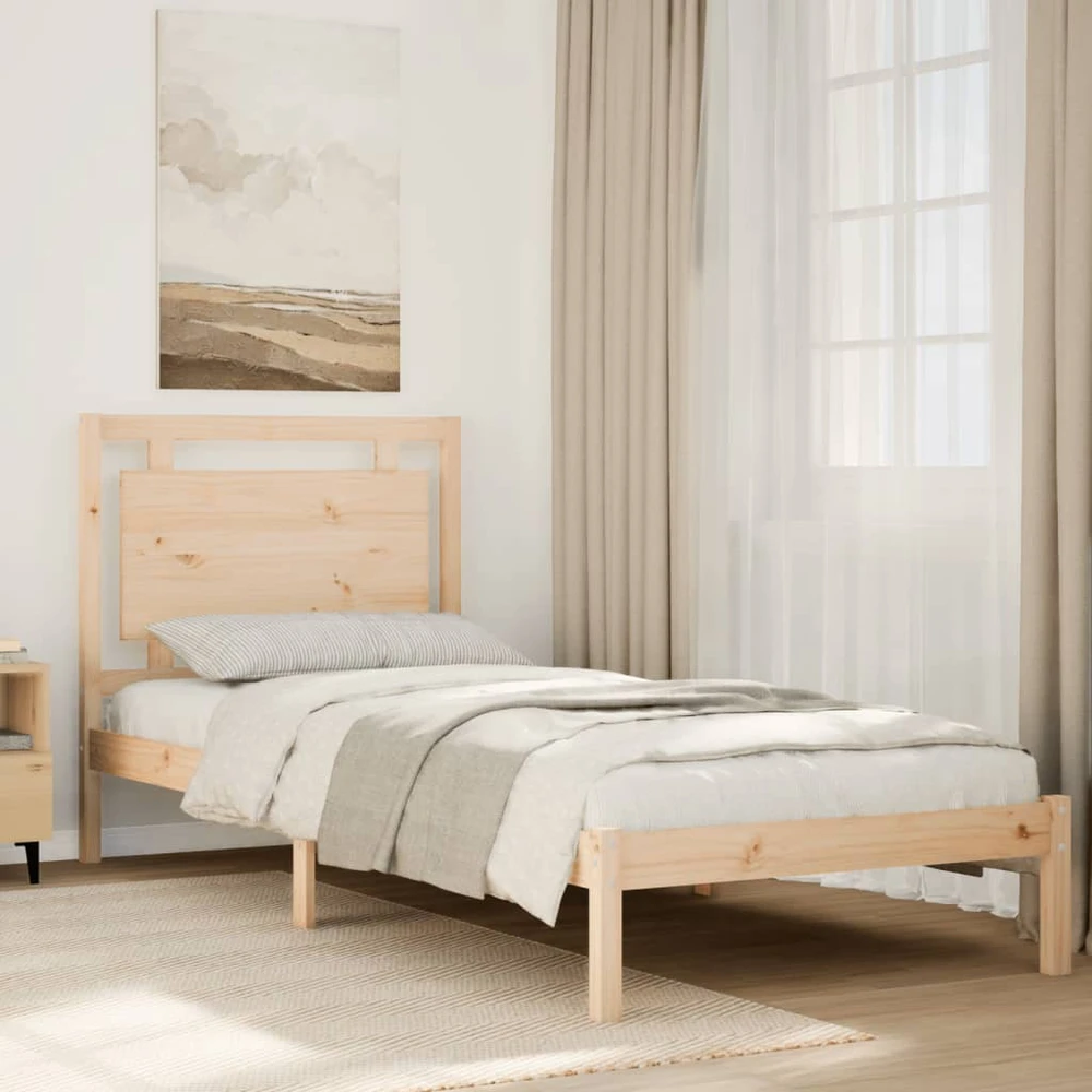 Lova Lovos rėmas be čiužinio, 100x210cm, mediena, itin ilgas