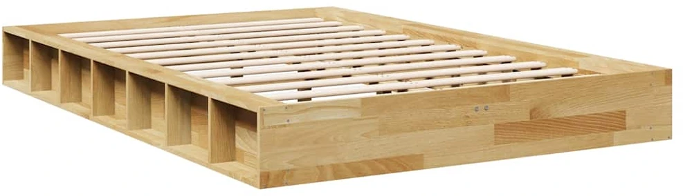 Lovos rėmas be čiužinio 120x200 cm ąžuolo masyvo