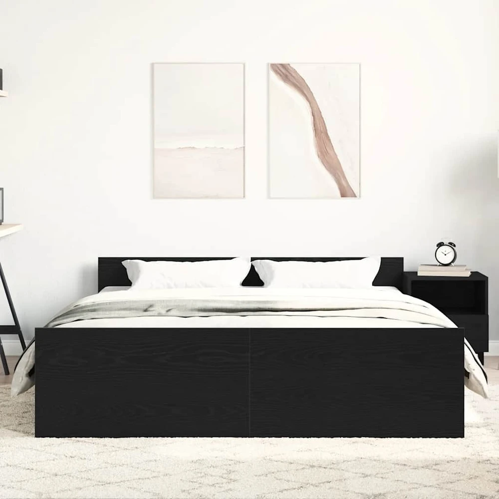 Lovos rėmas be čiužinio, 160x200 cm, apdirbta mediena