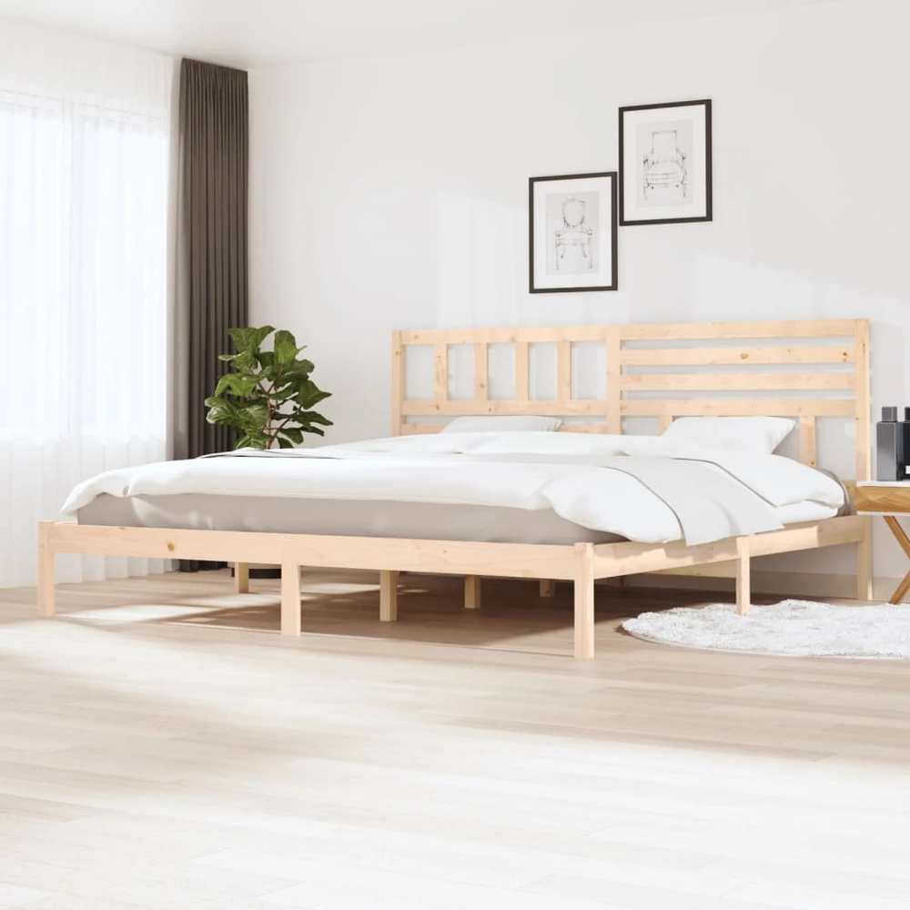 Lovos rėmas be čiužinio, 180x200cm, pušies medienos masyvas