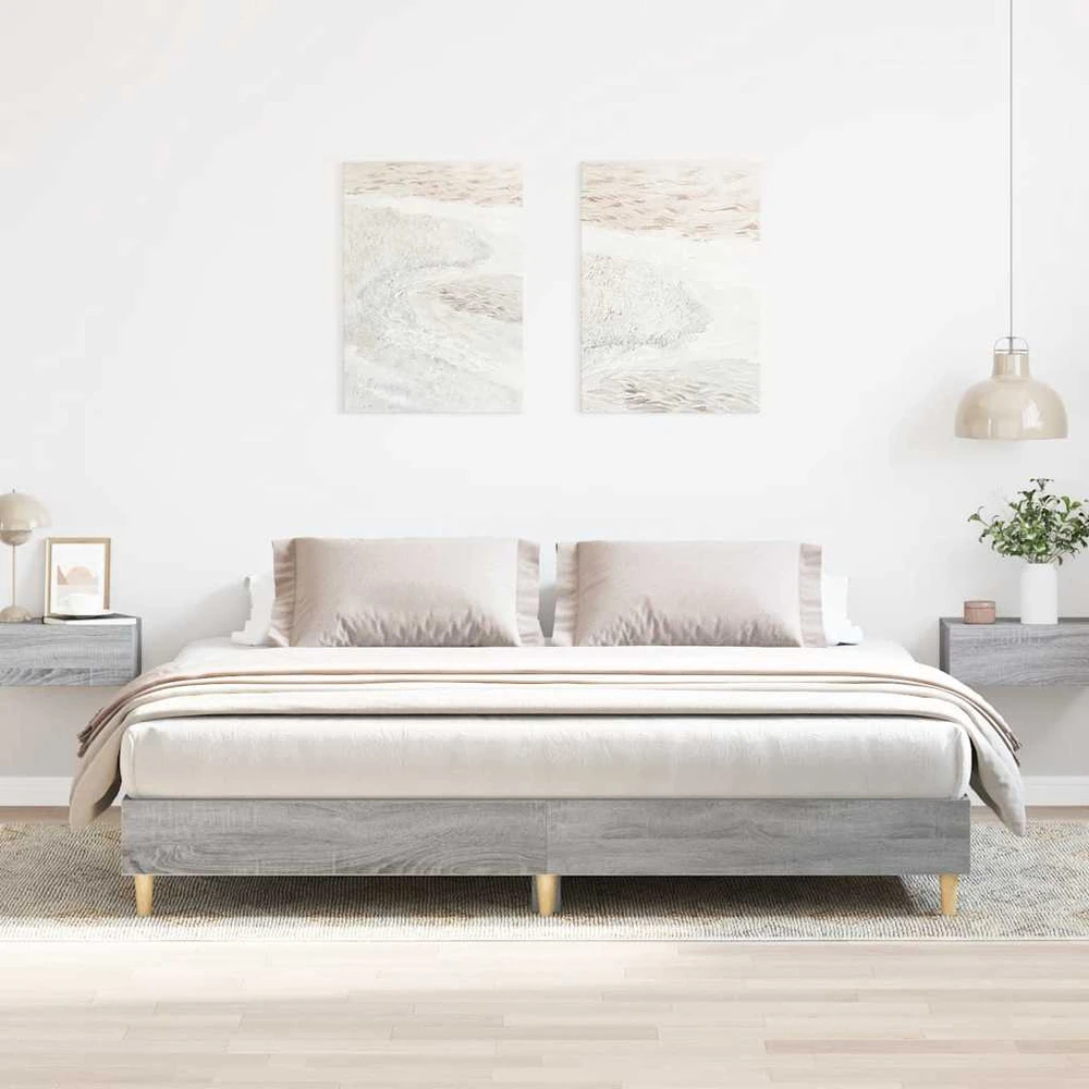 Lovos rėmas be čiužinio, 200x200 cm, apdirbta mediena