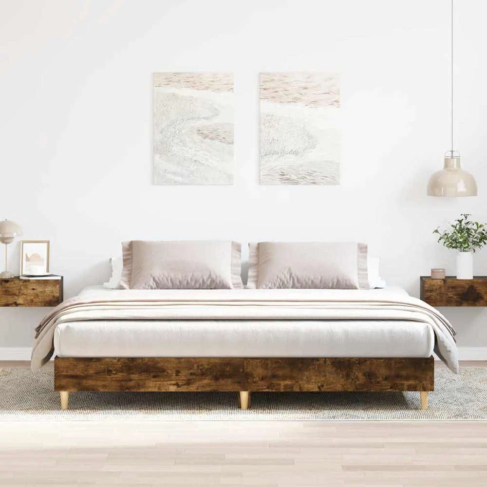 Lovos rėmas be čiužinio, 200x200 cm, apdirbta mediena
