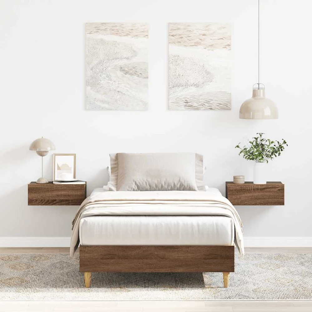 Lova Lovos rėmas Be Čiužinio 75x190 cm Inžinerinė mediena