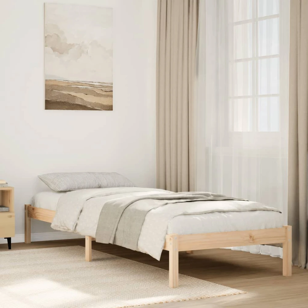 Lova Lovos rėmas be čiužinio, 80x220cm, pušies masyvas, itin ilgas