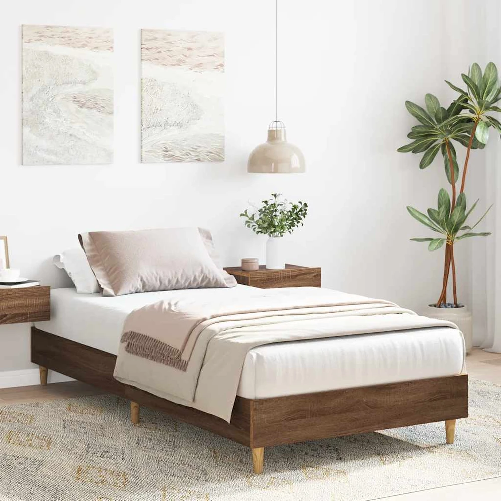 Lovos rėmas Be Čiužinio 90x190 cm Inžinierinė mediena