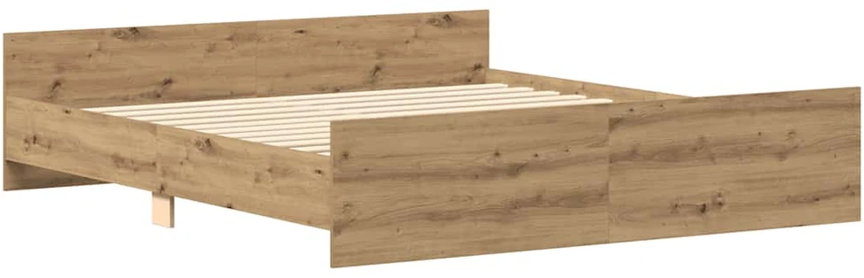 Lovos rėmas be čiužinio, artisano ąžuolo, 160x200 cm