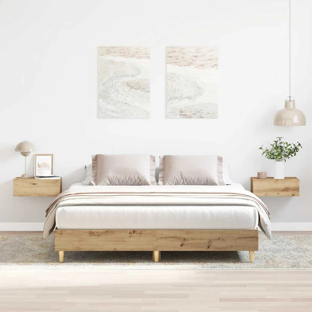 Lovos rėmas be čiužinio, artisano ąžuolo, 150x200 cm