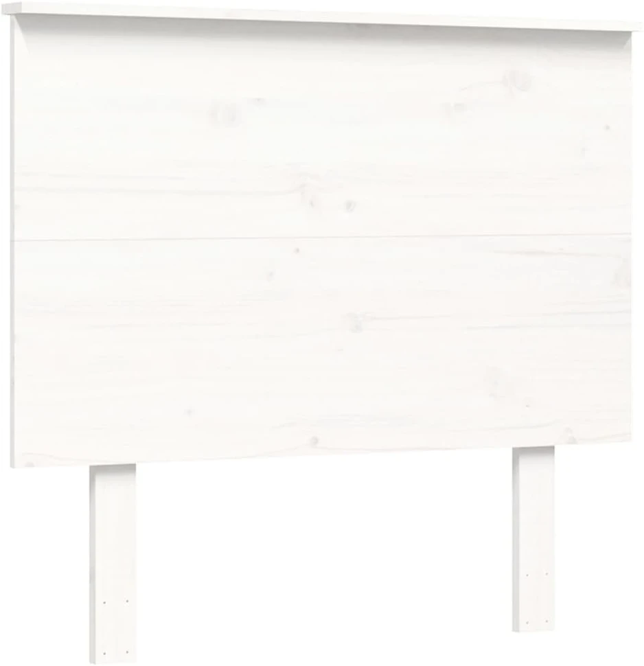 Lovos rėmas be čiužinio, baltas, 100x200cm, pušies masyvas