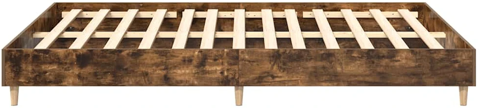 Lovos rėmas be čiužinio, dūminio ąžuolo, 150x200cm, mediena