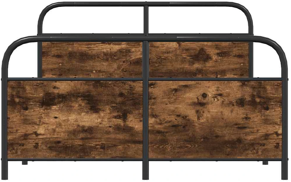 Lovos rėmas be čiužinio, dūminio ąžuolo, 120x200cm, mediena