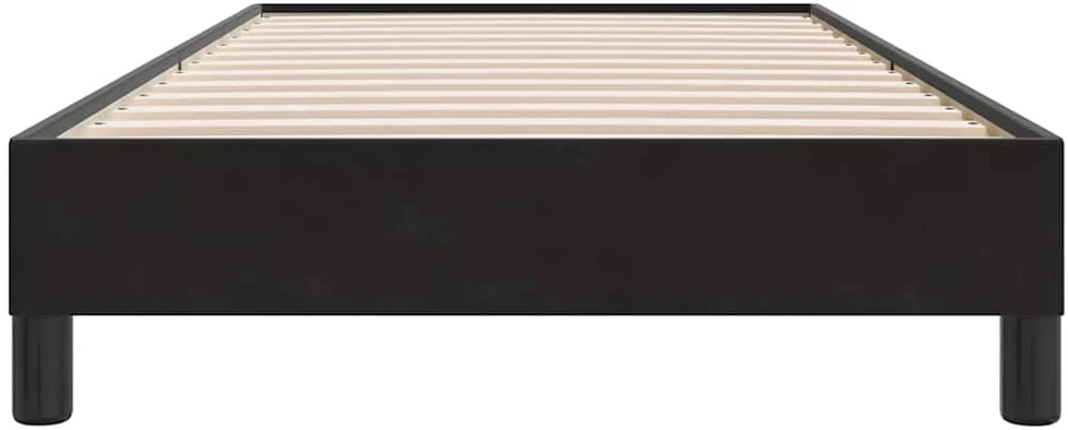Lova Lovos rėmas be čiužinio Juodas 80x220 cm aksomas