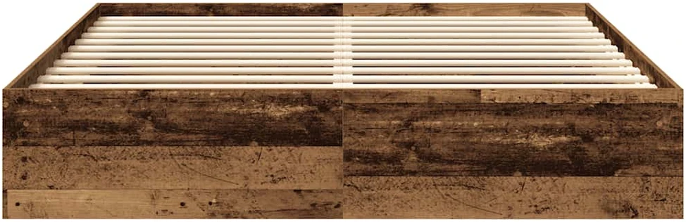 Lovos rėmas be čiužinio, medienos dizaino, 200x200 cm