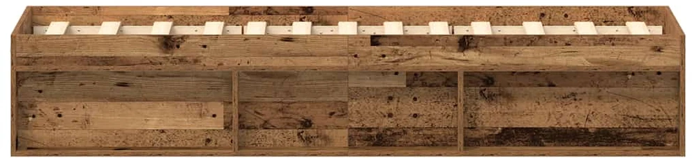 Lova Lovos rėmas be čiužinio, medienos dizaino, 75x190 cm