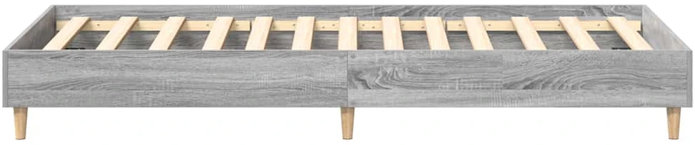 lovos rėmas be čiužinio pilka 100x200 cm inžinerinė mediena