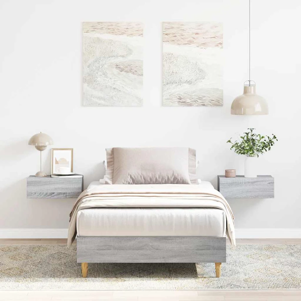 lovos rėmas be čiužinio pilka 100x200 cm inžinerinė mediena
