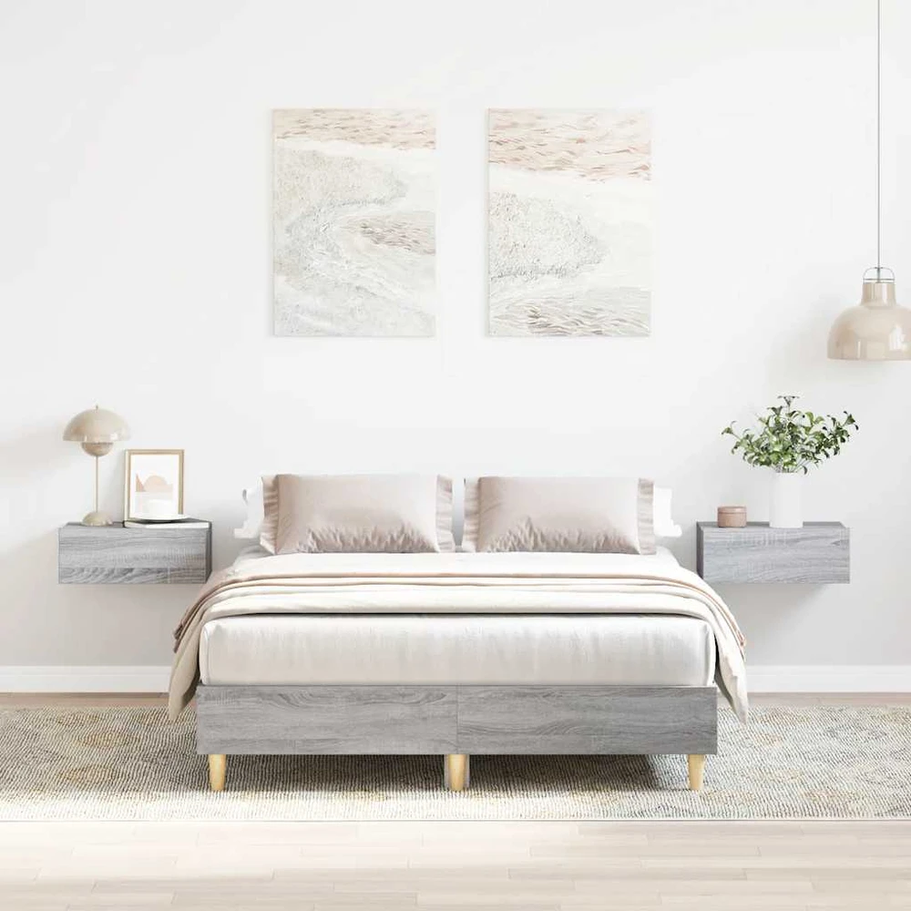 lovos rėmas be čiužinio pilka 120x200 cm inžinerinė mediena