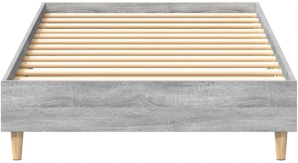lovos rėmas be čiužinio pilka 90x190 cm inžinerinė mediena