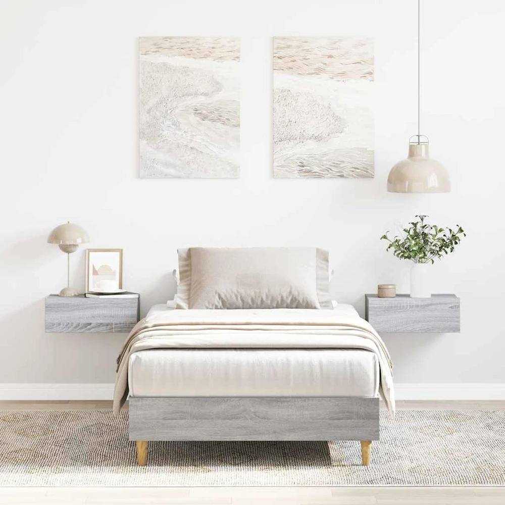 lovos rėmas be čiužinio pilka 90x190 cm inžinerinė mediena