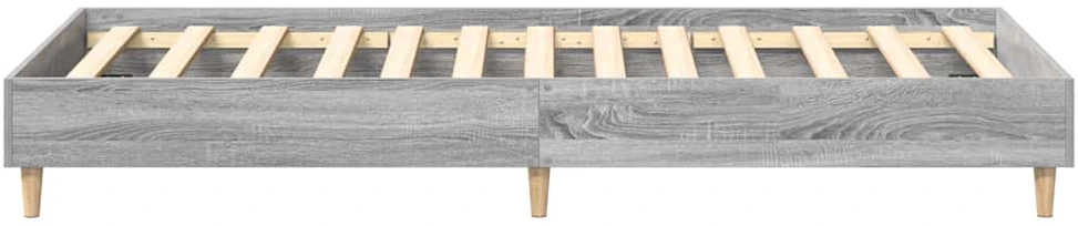 lovos rėmas be čiužinio pilka 90x190 cm inžinerinė mediena