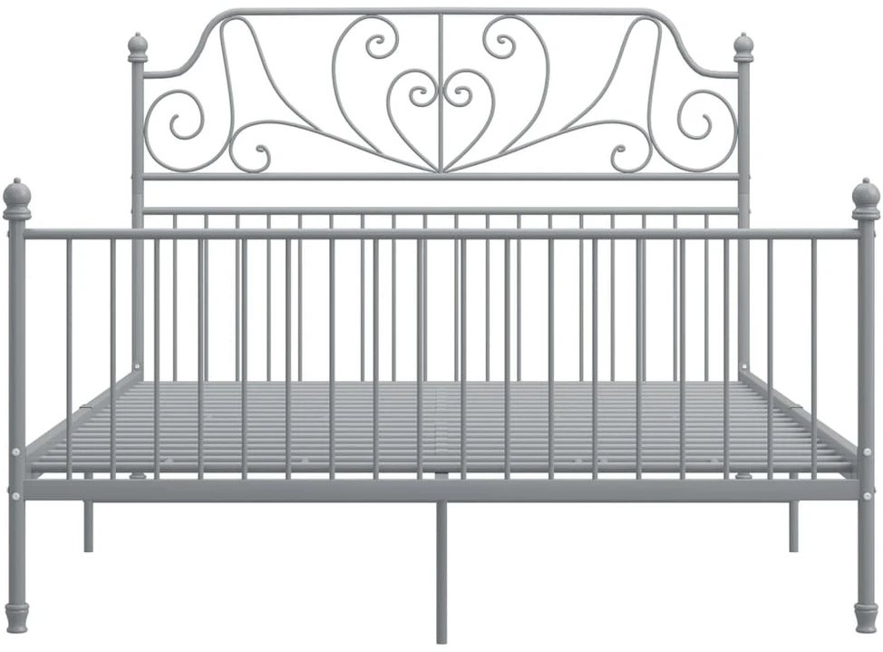 Lovos rėmas, pilkos spalvos, 140x200cm, metalas