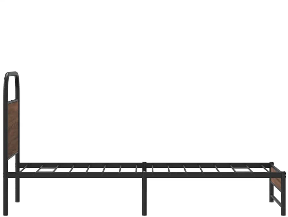 Lovos rėmas be čiužinio, rudos ąžuolo, 80x200 cm