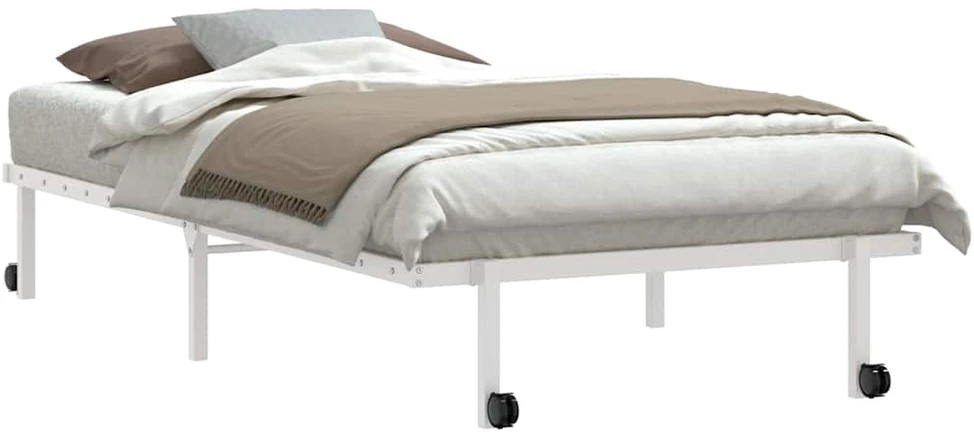Lova Lovos rėmas be čiužinio Sulankstomas baltas 107x203 cm Plienas