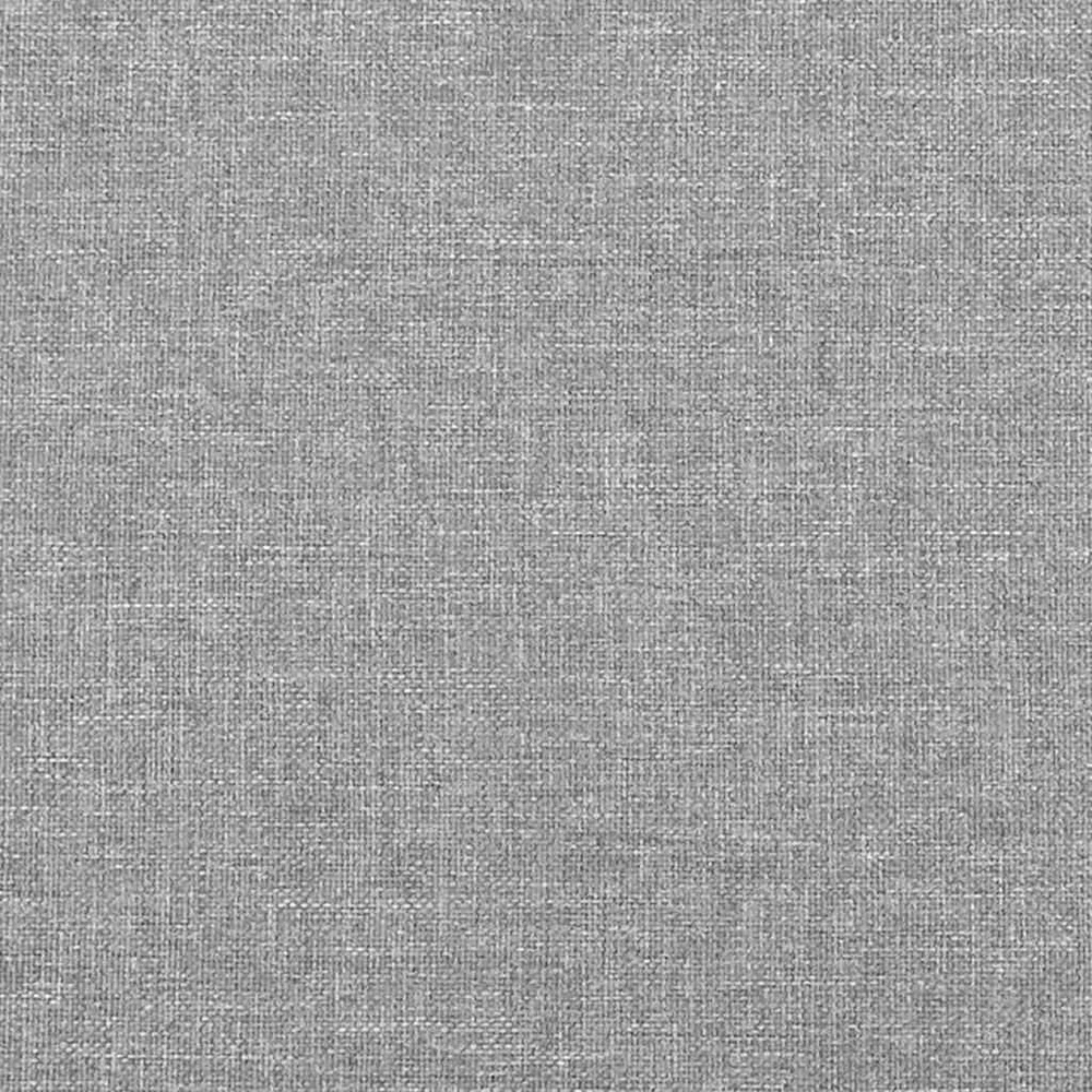 Lovos rėmas be čiužinio, šviesiai pilkas, 200x200cm, audinys