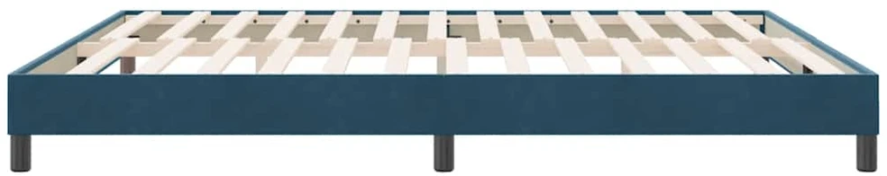 Lova Lovos rėmas be čiužinio Tamsiai mėlynas 180x210 cm aksomas