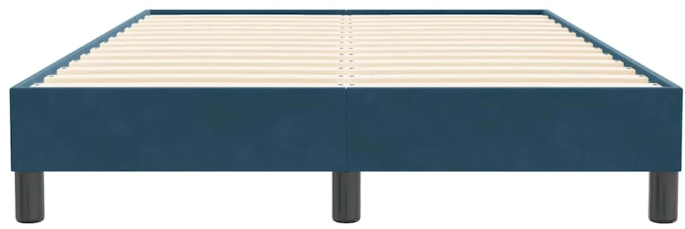 Lova Lovos rėmas be čiužinio Tamsiai mėlynas 120x210 cm aksomas