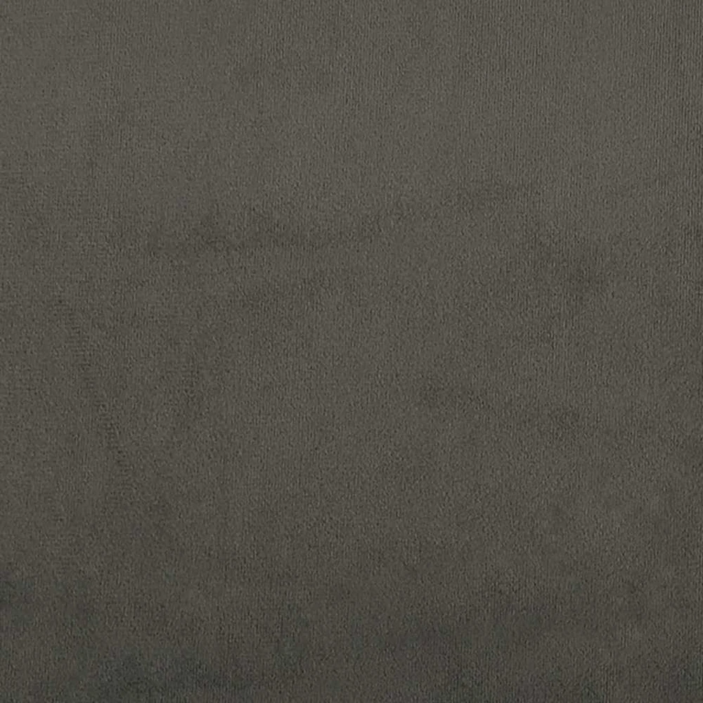 Lovos rėmas be čiužinio, tamsiai pilkas, 160x200cm, aksomas