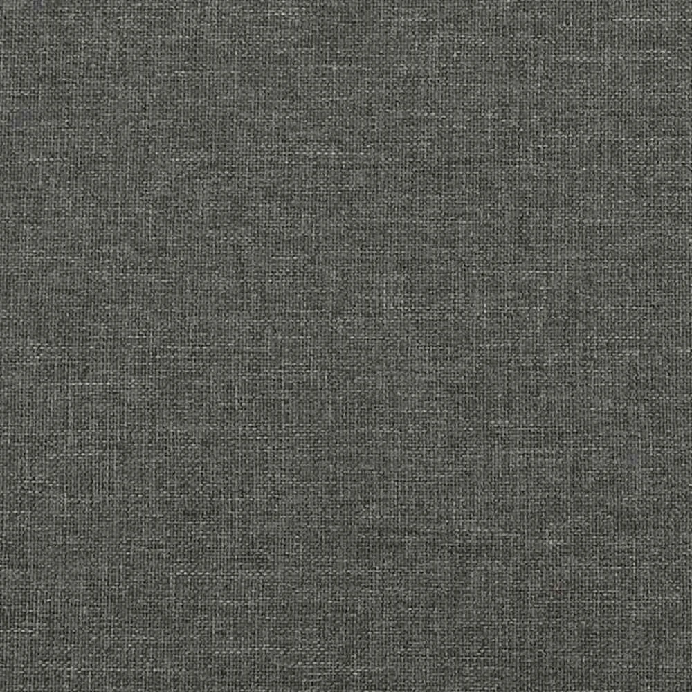 Lovos rėmas be čiužinio, tamsiai pilkas, 200x200cm, audinys