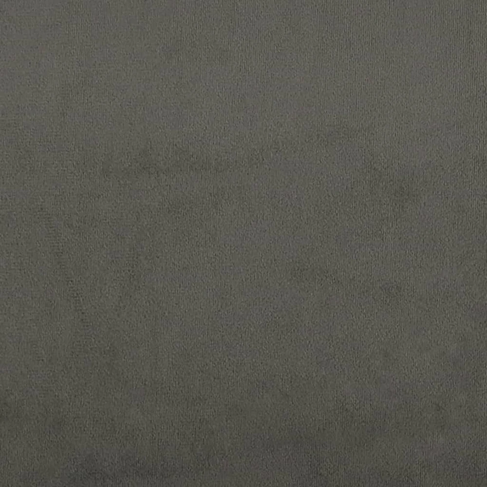 Lovos rėmas be čiužinio, tamsiai pilkas, 80x200cm, aksomas