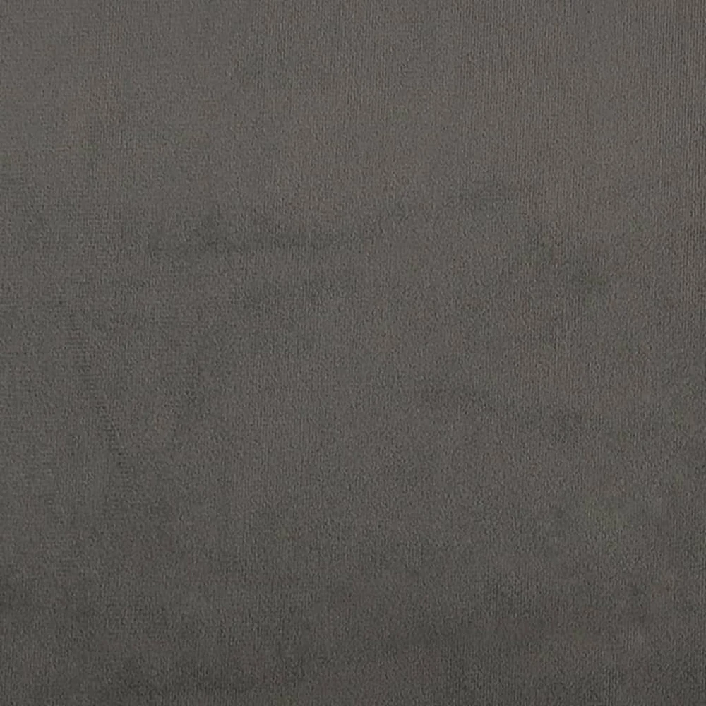 Lovos rėmas be čiužinio, tamsiai pilkas, 160x200cm, aksomas