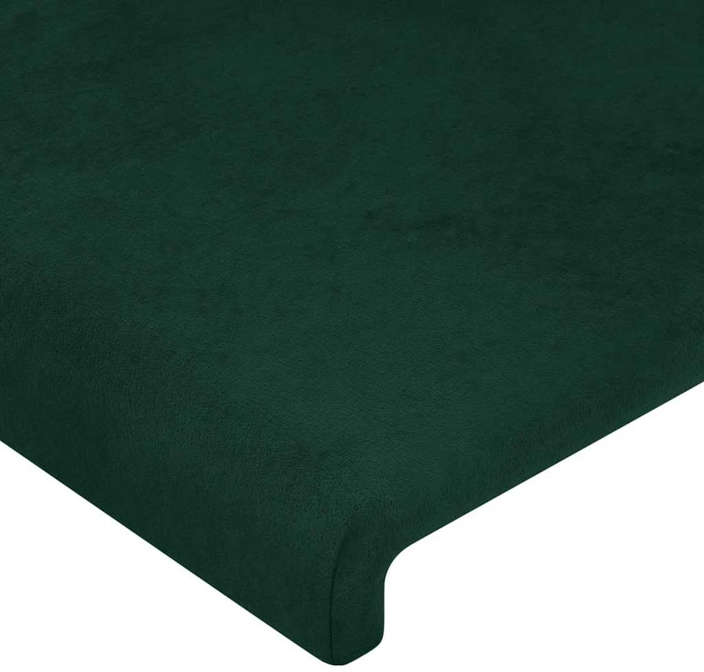 Lovos rėmas be čiužinio tamsiai žalias 100x200 cm aksomas