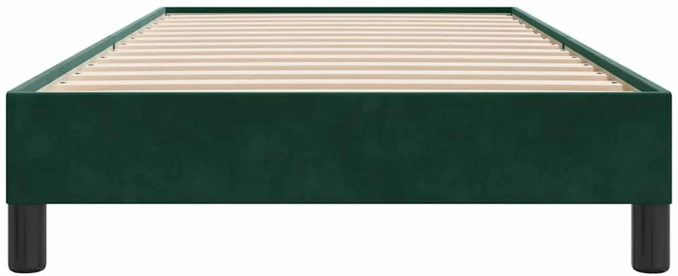 Lova Lovos rėmas be čiužinio Tamsiai žalias 90x210 cm aksomas