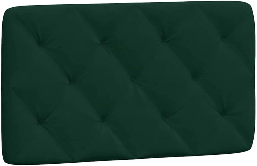 Lovos rėmas su galvūgaliu, tamsiai žalias, 80x200 cm, aksomas
